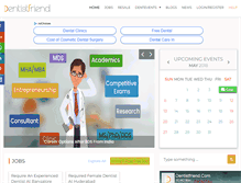 Tablet Screenshot of dentistfriend.com